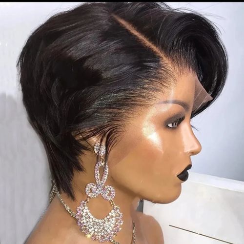 C Frontal Original Hair Pixie Cut Wig Item | Buy C Frontal Original Hair Pixie Cut Wig | SPOP Enterprise Global